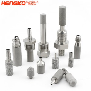 過濾精度不匹配工藝需求?0.1-120um 定制不銹鋼曝氣頭濾芯，精準適配！